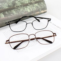 더브릴레 국산 남자 여자 사각 다각 나사없는 스틸 안경테