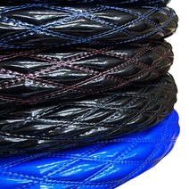 10월 앵콜 특가!! 화물 버스 트럭 핸들커버 볼륨터치 460mm 490mm 2종, 블랙(블랙스티치), 외침