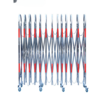 스테인레스 펜스 바리게이트 접이식 휀스 학교 출입구 격리 울타리 주차장 자바라 간이 대문, F 1m가격을확장하기위해빨간색맞춤형1.8m높이