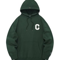 커버낫 국내매장판 C 로고 후디 브리티쉬 그린