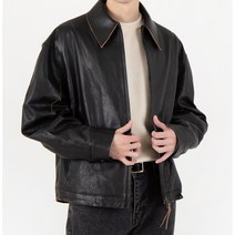 M 오버핏 램스킨 남자 가죽자켓