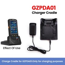바코드 스캐너 인식 리더 GZPDA05 PDA 바코드 스캐너 전용 충전 크래들 핸드헬드 안드로이드 9.0 2G 16G, 01 GZPDA01Cradle_04 EU
