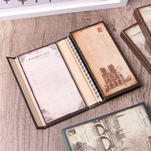 아트스케치 3단 접이식 수첩, 혼합색상