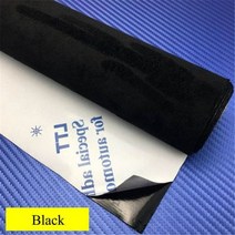 스웨이드 합성 가죽 원단 접착 벨벳 천 자동차 인테리어 캐주얼대 DIY 직물 20 cm 40 50/100 x 149cm, Black_100x145cm