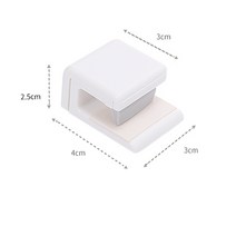 핸드크림짜개 치약 물감 짜개 일본 선반 펀칭 없는 벽걸이 클렌징 폼 욕실 벽 수납 클립, 01 한개장