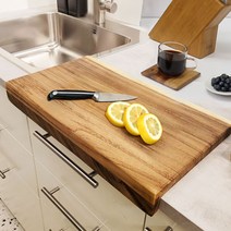 [딱다구리] 통원목 빌트인도마 / 싱크대도마 원목도마 플레이팅도마 고급 원목도마 나무도마, 01.빌트인도마 대