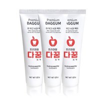 다꿈치약 120g 미백 기능성치약 미백치약 잇몸케어치약, 3개
