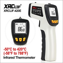 튀김 온도계 적외선 온도센서 RZ IR 열 화상 카메라 휴대용 디지털 전자 야외 비접촉 레이저 고온계 포인트 건, [06] 0E