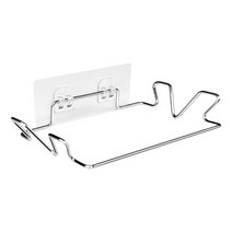 벽 마운트 스테인레스 스틸 쓰레기 백 홀더 접착제 교수형 수건 쓰레기 랙