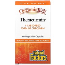Natural Factors CurcuminRich Theracurmin 베지 캡슐 60정, 60 개