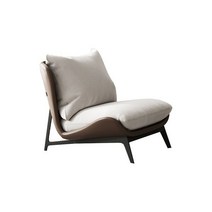 북유럽 싱글 소파 의자 모던한 미니멀리스트 디자인 아트 발코니 레저 라텍스 네트 리클라이닝, style 2