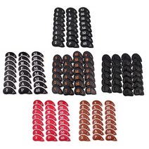 뉴즐 벨크로 양면자수 아이언커버 웨지커버 개별단품 왁커버 색상 모음, 브라운