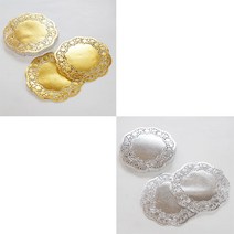 도일리페이퍼 종이레이스 (대) 원형은박 원형금박