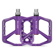 실내 자전거 페달 MTB 페달 경량 페달 자전거페달WEST BIKING-초경량 씰 베어링 자전거 페달 나일론 사이클, 02 Purple