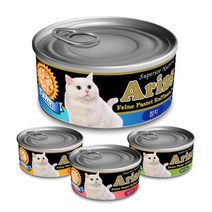 아리아스 프리미엄 고양이 원형캔 (닭 참치 게살 연어) 95g 12개, 닭고기