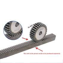 웜기어 베벨기어 톱니바퀴 1Pcs Mod 5 평 기어 5M 1227 톱니 45 탄소강 두꺼운 15mm 기계식 변속기 피니언, 05 16 Teeth