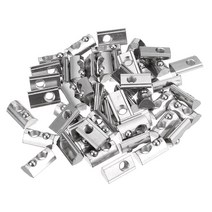 Acofuns 50pcs 40 시리즈 T 슬롯 탄성 너트 라운드 롤 스프링 너트 40 시리즈 알루미늄 프로파일-M8, 1개, M6