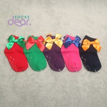 디어삭스 콜링리본 5족 세트 아동 크리스마스 리본 양말