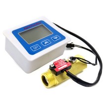 디지털 Lcd 디스플레이 유량 센서 미터 유량계 Rotameter 온도, 01 백색