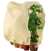 서리방지부직포 수목보온재 식물 덮개 겨울 따뜻한 덮개 나무 관목 plant protection bag with zip closure 정원 식물 부동액 small 나무보온 44, 120x180cm, 노랑, 협력사