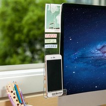 좁은책상 모니터 부착 세로형 미니선반 다목적 사무용 게이머 중학생용 공간절약 편한, 오른쪽