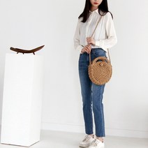 써니백 써클 왕골백 라탄가방