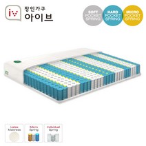 [장인가구] 마이크로업9S 라텍스탑 9존 독립매트리스_퀸(Q)