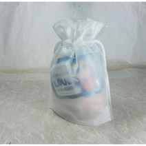 [비닐주머니/복주머니/비치백] 하이시브 복주머니, 반투명(23cm*31cm)