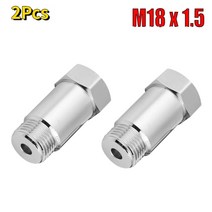 M18X1.5 산소 O2 센서 익스텐더 스페이서 자동차 셀 수정 검사 엔진 라이트 제거기 어댑터 변환기 1-20Pcs, 02 2Pcs