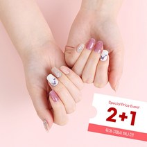 바바코코 티올라 볼륨랩 네일 페디 세트 46종, 9.버터플라이 가든 핑크, 1개