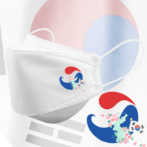 인쇄마스크 대한민국 전통문양 마스크 25매 모델명 dkm_25 KF94 3D입체형