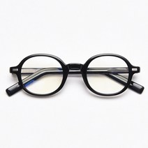 스타일호른 작은 동글이 김구 뿔테 투명안경테 블루라이트 차단 안경