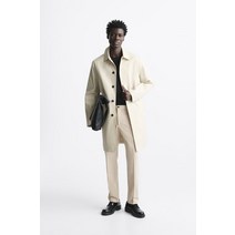 독일 자라 ZARA 테크니컬 트렌치 코트 - 카멜 100415