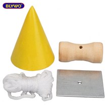 건설자재 건설현장 건설기계 수직 밥 펜던트 빌딩 Bricklayers 스트레이트 측정 도구 삼각형 와이어, 한개옵션0