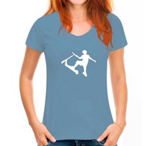 스턴트 스쿠터 두발 묘기 킥보드 Man T Shirts Stunt Scooter Funny 코튼 탑 플러스 사이즈 For Tee Crew N, 12 WoMen Haze blue_06 XL