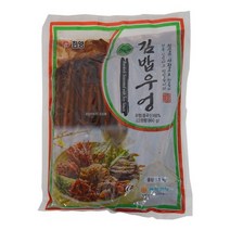 T00261/한영 녹농원 김밥우엉1kg 마른반찬/자취생반찬/김치/장조림/깻잎장아찌/가정식반찬/오징어젓/파김치/겉절이/명란젓, 단일 수량, 1kg