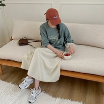 [공구우먼] 첼리젤 배색 롱 원피스 69800 빅사이즈 여성의류