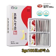 일화 고려 인삼 과립차 인삼농축액 물에 녹여먹는차 진세노사이드 10mg/g 건강차 선물세트 면역력증진 피로개선 도움 파는곳, 3gx100포x5박스(1.5kg)