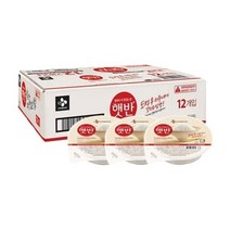 CJ 210g x 12입 맛있는 즉석밥 백미밥 흰 쌀밥