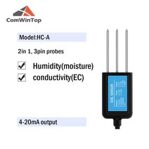 수위센서 플로트 플롯 쎈서 토양 온도 습도 수분 전도도 EC PH 센서 RS485 4-20mA, 12.HC-A