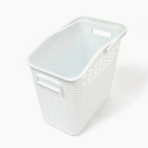 플라팜 대용량 손잡이있는 라탄 빨래바구니 30L, 크리스탈베이지, 1개