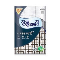 [메가마트]잘풀리는집 더도톰한3겹 련 화장지 30m*30롤, 1개
