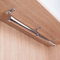 고급 옷장봉 옷걸이봉 주방 싱크대 걸이 수납장 행거봉 천장 벽면 걸이, S고리, 소형 10개, 1개