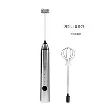 전동 우유 거품기 커피 우유 거품기 가정용 우유 거품기 핸드 믹서 거품기, 01 제미니 유축기-라이트실버, 제미니 유축기-라이트실버