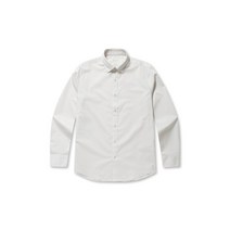 코오롱패션 코오롱 브렌우드 노타이 기본 화이트베이지 와이셔츠 드레스셔츠(무료배송)