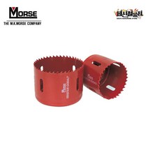 [세신철물점] MORSE 바이메탈 롱홀쏘 홀컷터 14mm~168mm / 홀컷터아바, A.모르스 바이메탈 롱홀쏘, 45.(롱)홀쏘 89mm