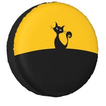 관절 무리없는 원목캣휠 캣워커 고양이러닝머신 저소음캣휠 블랙 캣 힐 스페어 타이어 커버 지프 그랜드 체, 01 1_02 15 inch