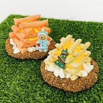 감성 데코찰흙 모닥불 무드등 만들기 - 4인세트, 단품