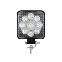 led 현장 작업등 휴대용 캠핑등 48w 6000k 1224v 운전 안개 램프 자동차 작업 조명 자동차오토바이suv트럭지게차보트에 대 한 슈퍼 밝은 스포트 라이트, 1개 비