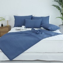 심쿵시리즈 시원한 시어서커 여름 배이불+베개커버세트